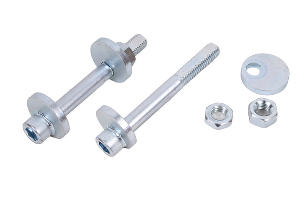 BMR 10-15 5th Gen Camaro Rear Camber Bolts (1 Degree Offset) - Black - Bull Strap
