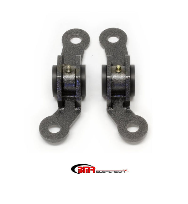 BMR 10-15 5th Gen Camaro Rear Upper Control Arm Bushing Kit (Delrin) - Black Hammertone - Bull Strap