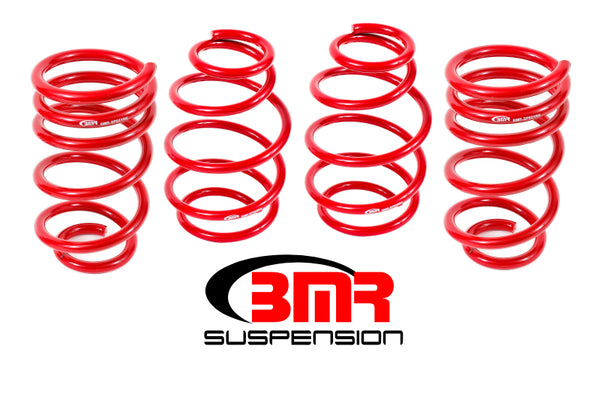 BMR 10-15 5th Gen Camaro V8 Lowering Spring Kit (Set Of 4) - Red - Bull Strap