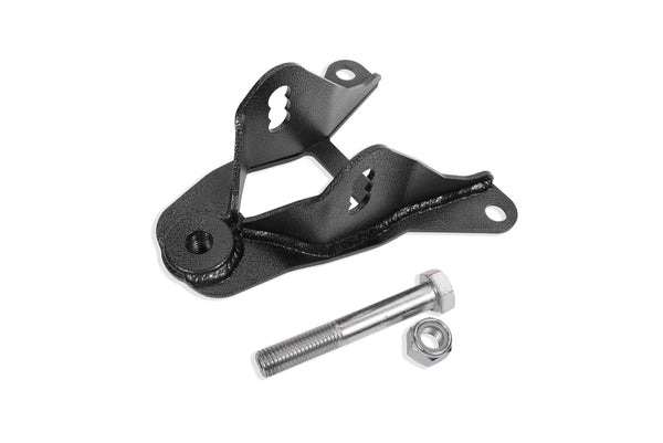BMR 11-14 S197 Mustang Upper Control Arm Mount - Black Hammertone - Bull Strap