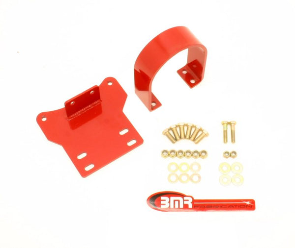 BMR 14-17 Chevy SS Auto Transmission Front Driveshaft Safety Loop - Red - Bull Strap
