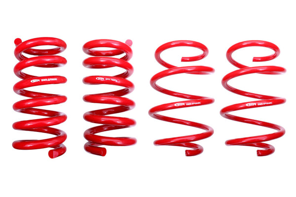 BMR 15-18 S550 Mustang Lowering Spring Kit (Set Of 4) - Red - Bull Strap