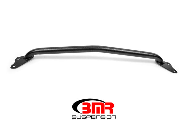 BMR 15-19 Ford Mustang S550 Front Bumper Support (Black Hammertone) - Bull Strap