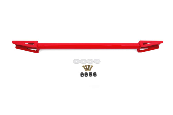 BMR 15-19 Ford Mustang (S550) K-Member Chassis Brace - Red - Bull Strap