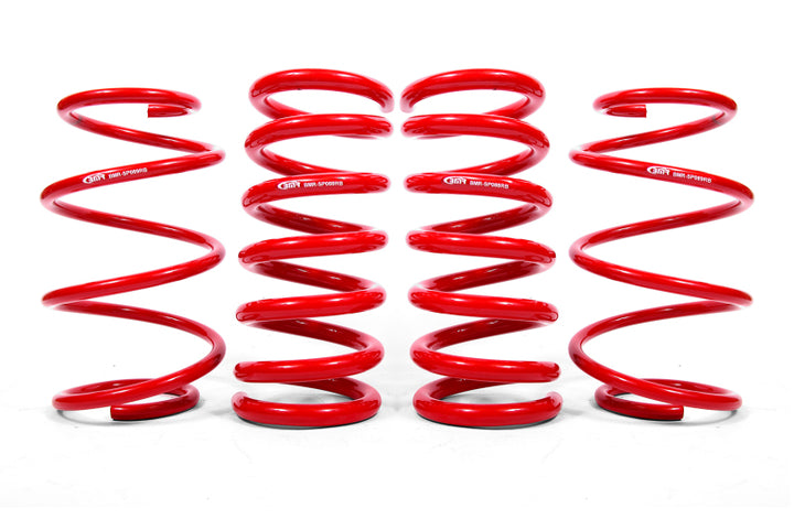 BMR 15-20 Ford Mustang S550 Lowering Spring Kit (Set Of 4) - Red - Bull Strap