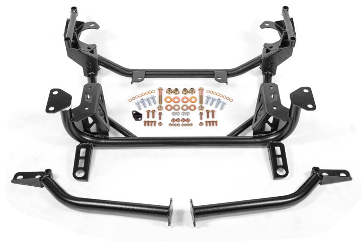 BMR 15-20 Ford Mustang Street Version (DOM) K-Member - Black Hammertone - Bull Strap