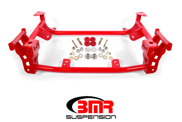 BMR 15+ Ford Mustang GT Lightweight K-Member - Red - Bull Strap