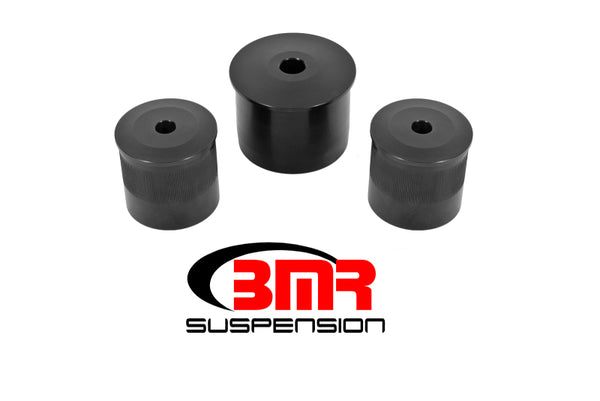 BMR 16-17 6th Gen Camaro Differential Bushing Kit (Aluminum) - Black - Bull Strap