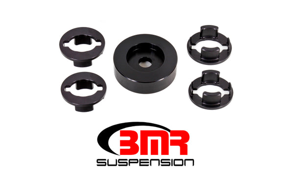 BMR 16-17 6th Gen Camaro Differential Lockout Bushing Kit (Aluminum) - Black - Bull Strap