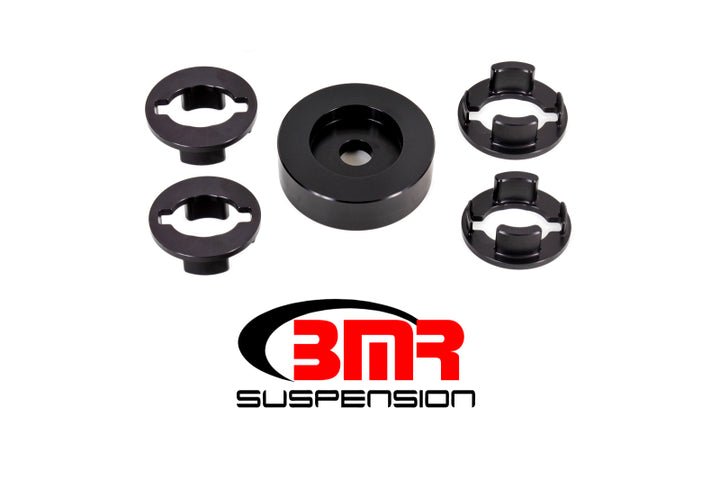 BMR 16-17 6th Gen Camaro Differential Lockout Bushing Kit (Aluminum) - Black - Bull Strap