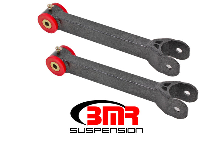 BMR 16-17 6th Gen Camaro Non-Adj. Upper Trailing Arms (Polyurethane) - Black Hammertone - Bull Strap
