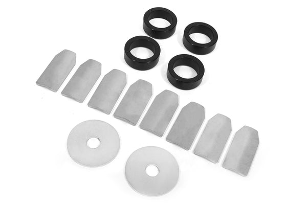 BMR 2008-2018 Challenger Differential Lockout Bushing Kit - Black Anodized - Bull Strap