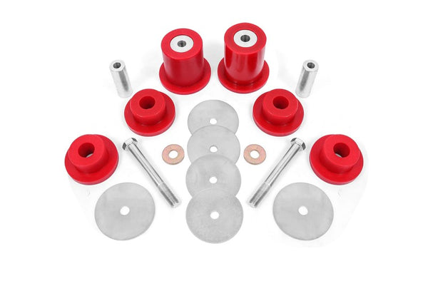 BMR 2015-18 Challenger Differential Lockout Bushing Kit - Red - Bull Strap