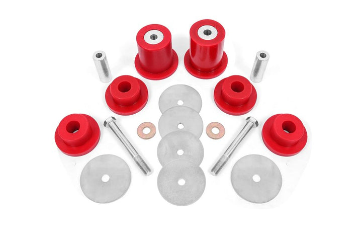BMR 2015-18 Challenger Differential Lockout Bushing Kit - Red - Bull Strap