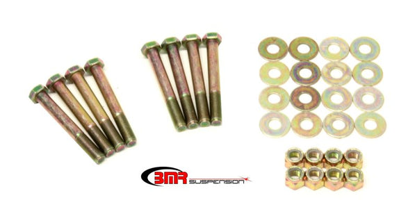 BMR 64-72 A-Body Control Arm Hardware Kit Rear Upper And Lower - Zinc plated - Bull Strap