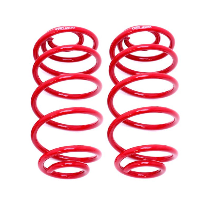 BMR 67-72 A-Body Rear Lowering Springs - Red - Bull Strap