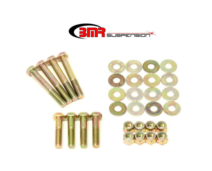 BMR 70-81 2nd Gen F-Body Front Upper/Lower Control Arm Hardware Kit - Zinc plated - Bull Strap