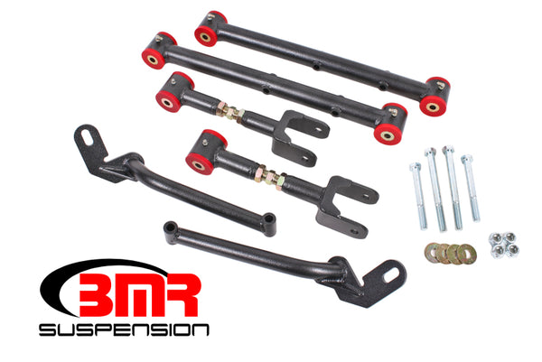 BMR 78-87 G-Body Adj. Rear Suspension Kit - Black Hammertone - Bull Strap