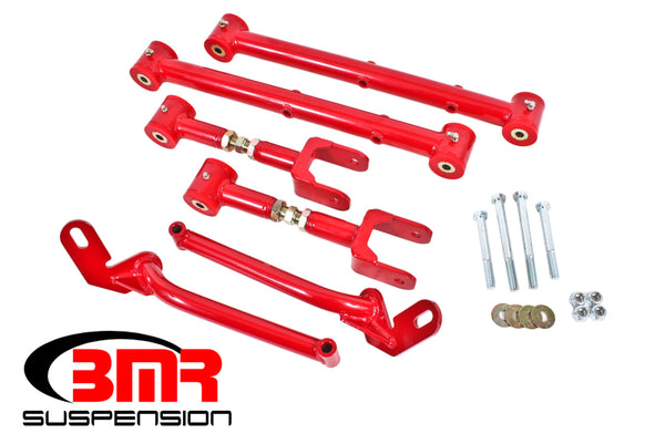 BMR 78-87 G-Body Adj. Rear Suspension Kit - Red - Bull Strap