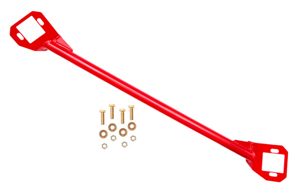 BMR 78-87 G-Body Rear Shock Tower Brace - Red - Bull Strap