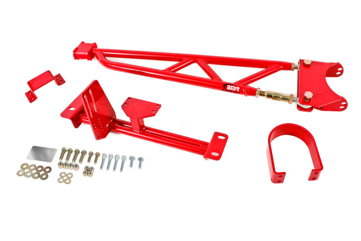 BMR 82-02 3rd Gen F-Body Adj. Bolt-In Torque Arm - Red - Bull Strap