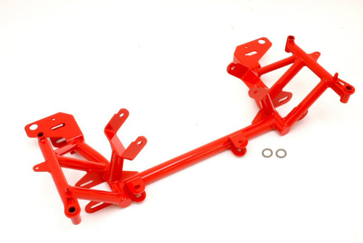 BMR 98-02 4th Gen F-Body K-Member w/ LS1 Motor Mounts and STD. Rack Mounts - Red - Bull Strap
