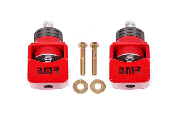 BMR Chevy SS and Pontiac G8 Motor Mount Kit (Polyurethane) Red - Bull Strap
