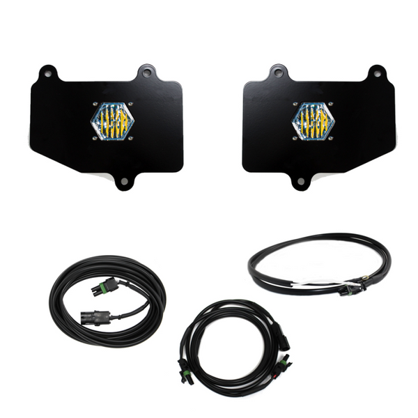 Baja Designs 18+ Jeep Wrangler JT Dual S1 Reverse Kit w/ Upfitter - Bull Strap