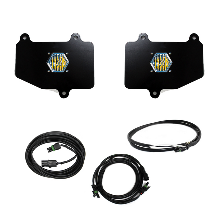 Baja Designs 18+ Jeep Wrangler JT Dual S1 Reverse Kit w/ Upfitter - Bull Strap