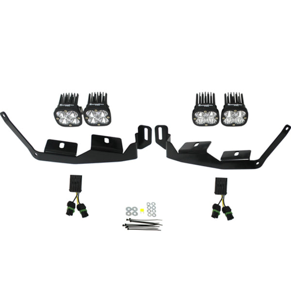 Baja Designs 2014+ Polaris RZR XP1000 Headlight Kit - Bull Strap