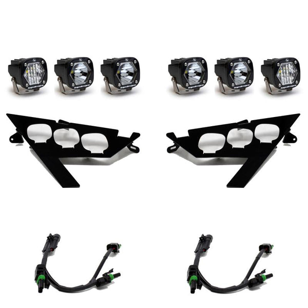 Baja Designs 2020+ RZR Pro XP Headlight Kit For Polaris RZR Pro XP Unlimited - Bull Strap