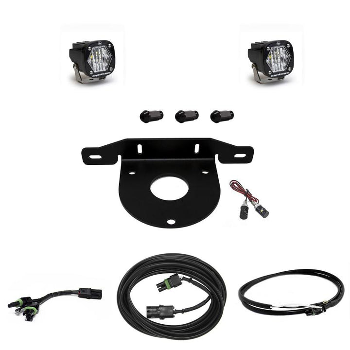Baja Designs 2021+ Ford Bronco Dual S1 W/C Reverse Kit w/Upfitter - Bull Strap