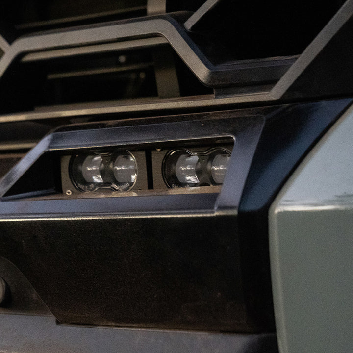 Baja Designs 2022+ Toyota Tundra S2 SAE OEM Fog Light Replacement Kit - Clear - Bull Strap