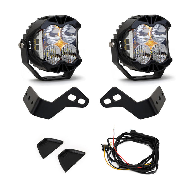 Baja Designs Can-Am Maverick R LP4 A-Pillar Kit - Bull Strap