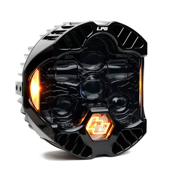 Baja Designs DOT LP6 LED Auxiliary Light Pod (Amber DRL) - Single - Bull Strap