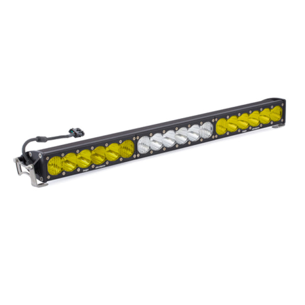 Baja Designs Dual Control OnX6 Series 30in LED Light Bar - Amber/White - Bull Strap