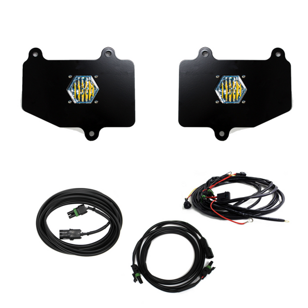 Baja Designs Jeep JT LED Light Dual S1 Reverse Kit For 18-Pres Wrangler JT - Bull Strap