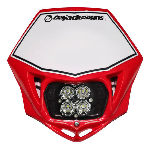 Baja Designs Motorcycle Race Light LED DC Red Squadron Sport - Bull Strap