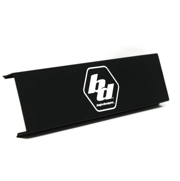 Baja Designs OnX6 10in Rock Guard - Black - Bull Strap