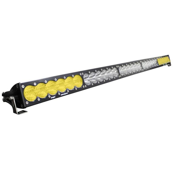 Baja Designs OnX6 Straight Series Dual Control Pattern 50in LED Light Bar - Amber - Bull Strap