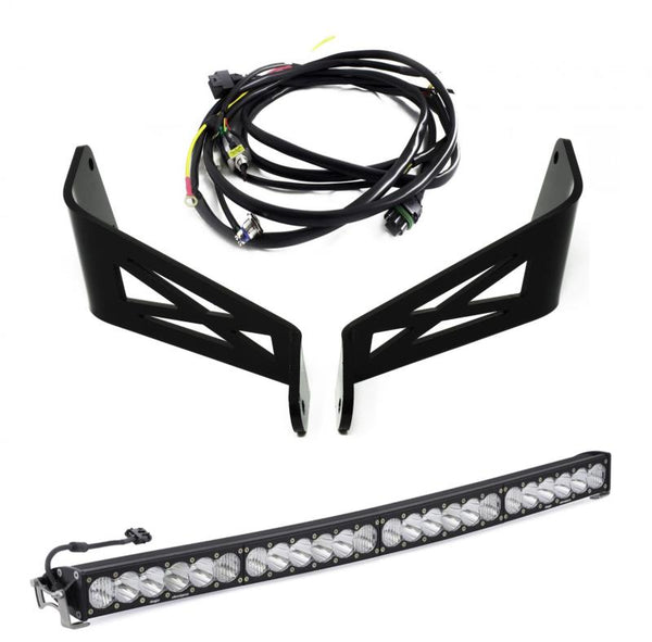Baja Designs OnX6 Can-Am Maverick X3 Rock Crawler 40in Roof Mount Kit - Bull Strap