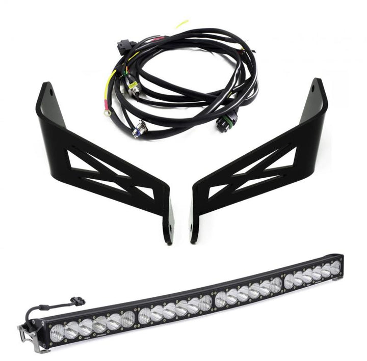 Baja Designs OnX6 Can-Am Maverick X3 Rock Crawler 40in Roof Mount Kit - Bull Strap
