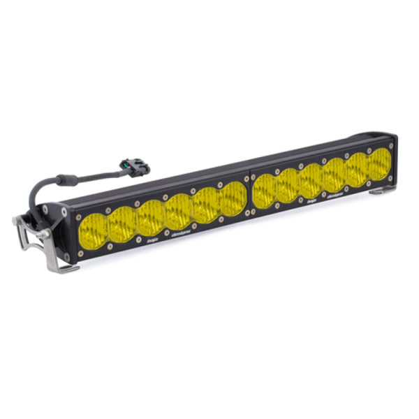 Baja Designs OnX6 Wide Driving Combo 20in LED Light Bar - Amber - Bull Strap