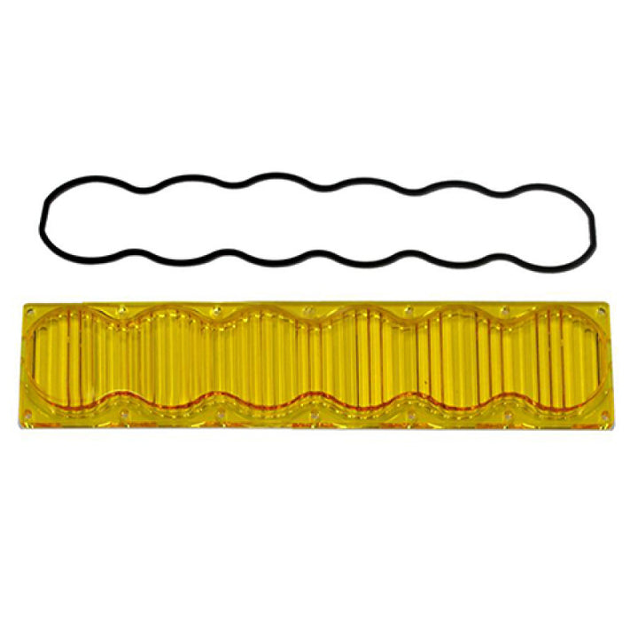 Baja Designs OnX6 Wide Driving Lens Kit - Amber - Bull Strap