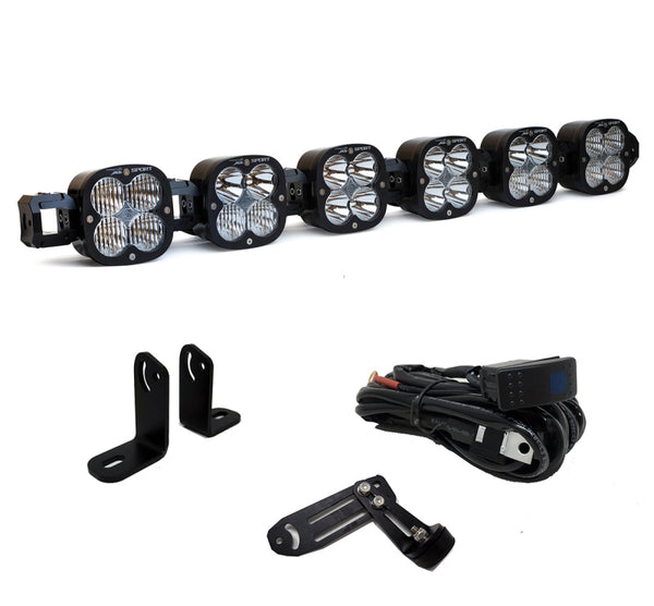Baja Designs Polaris RZR Pro XP XL Linkable Roof Bar Kit - Bull Strap