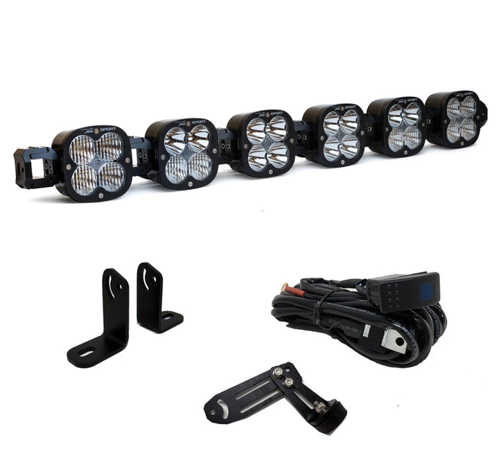Baja Designs Polaris RZR Pro XP XL Linkable Roof Bar Kit - Bull Strap