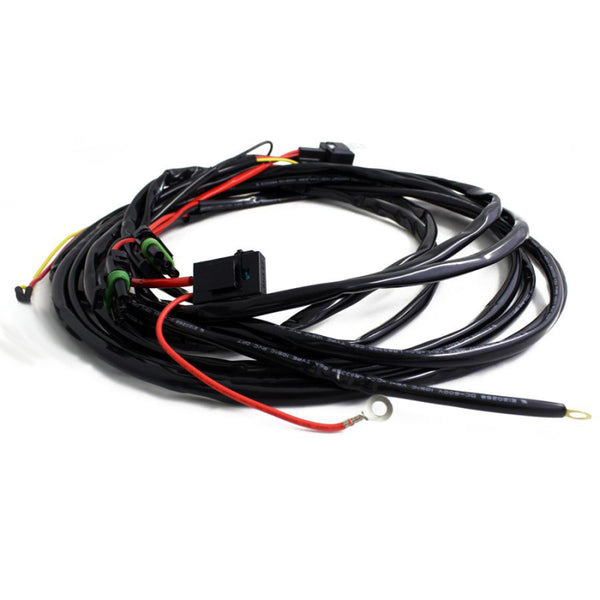 Baja Designs Pro/Sport 3 Pin 150 Watt Hi-Beam Harness (2 Light Max) - Bull Strap