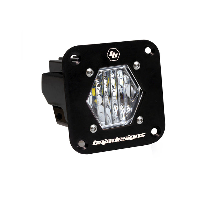 Baja Designs S1 Wide Cornering LED Clear Flush Mount Light Pod - Bull Strap