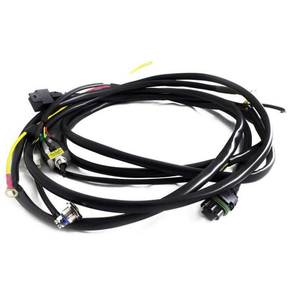 Baja Designs S8/IR Wire Harness w/ Mode (2 Bar Max) - Bull Strap