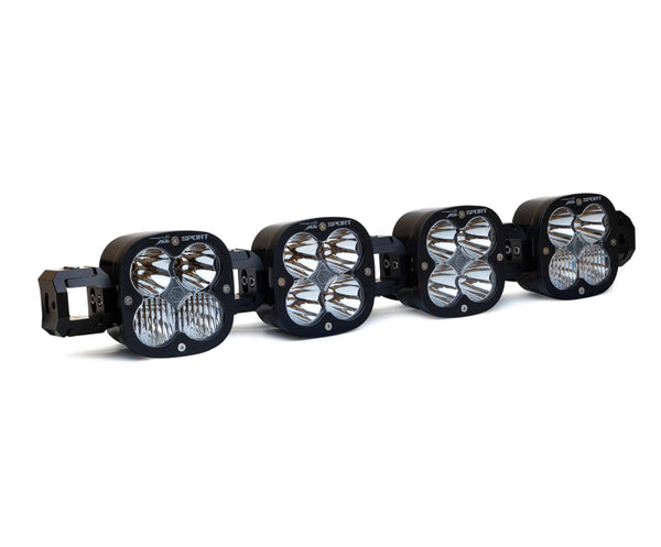 Baja Designs XL Linkable LED Light Bar - 4 XL Clear - Bull Strap